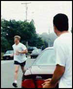Chuck Running the Race
